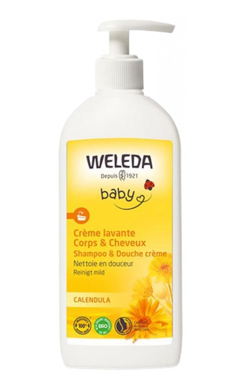 Детский шампунь-гель для волос и тела Weleda Calendula 2в1 400 мл (2502837895)