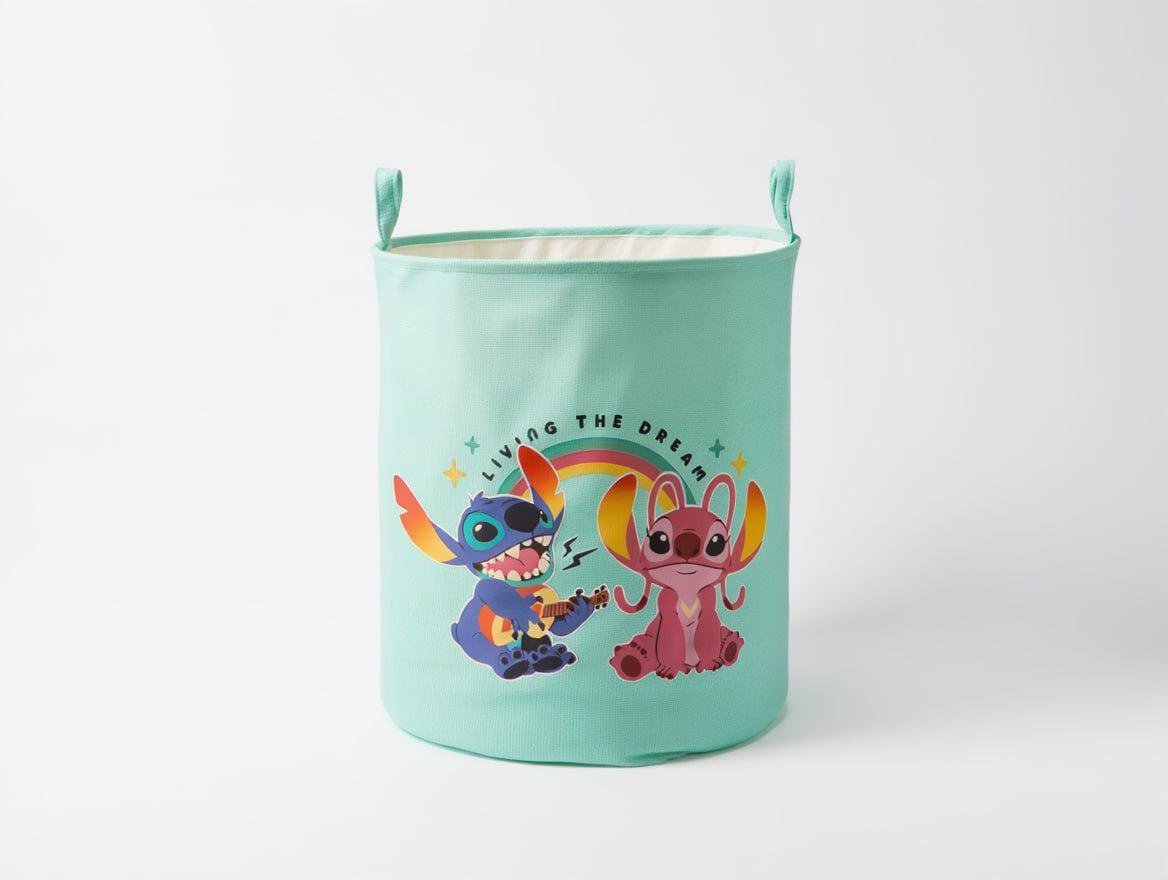 Корзина для игрушек белья хранения Disney Lilo&Stitch Лило и Стич с подкладкой 50х40 см Корзина для игрушек белья хранения Disney Lilo&Stitch Лило и Стич с подкладкой 50х40 см