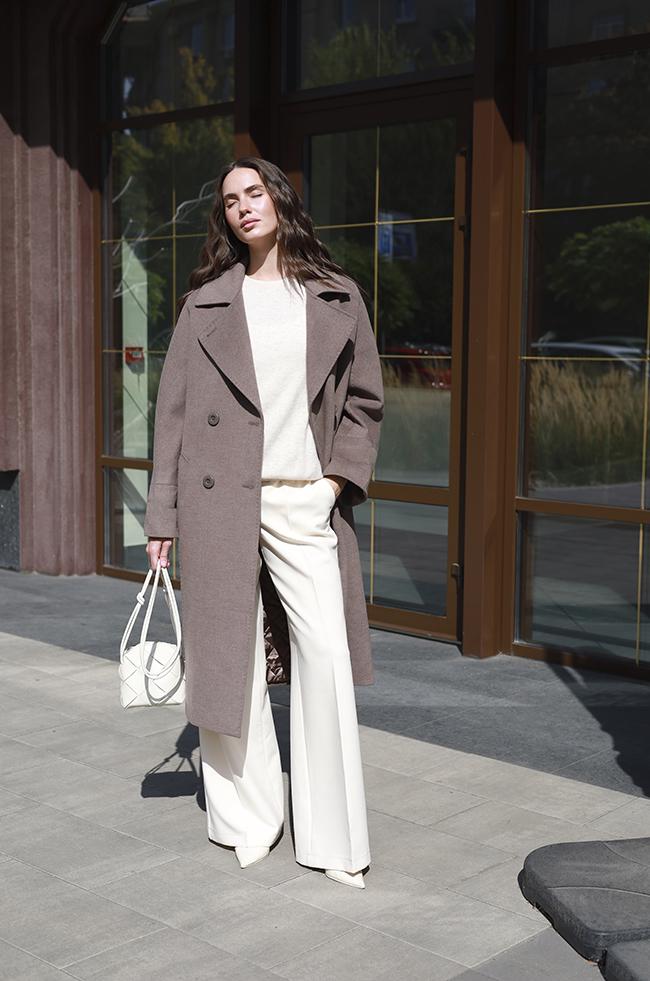 Пальто Lipar 6309/3 с подвернутыми рукавами р. 48 Мокко (16907494) - фото 4 Пальто Lipar 6309/3 с подвернутыми рукавами р. 48 Мокко (16907494) - фото 4