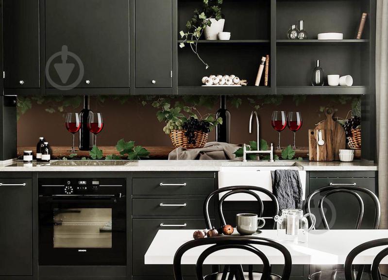 Наклейка виниловая кухонный фартук Zatarga "Виноград в корзине" 650х2500 мм - фото 5 Наклейка виниловая кухонный фартук Zatarga "Виноград в корзине" 650х2500 мм - фото 5