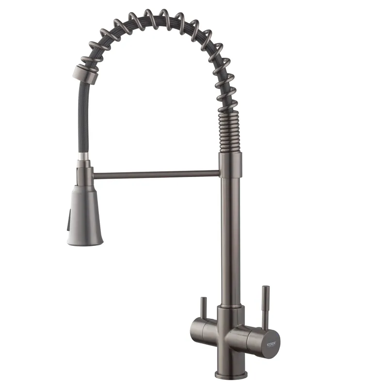 Смеситель для кухни KOER KB-72025-07 с выходом для питьевой воды (KR5016)