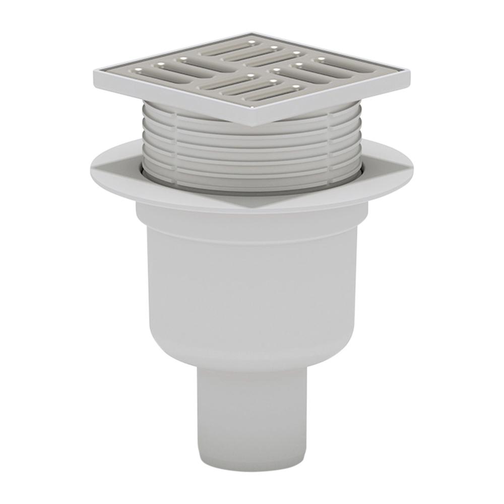 Трап ANI Plast TA5702 вертикальный с нержавеющей решеткой 100х100 мм Трап ANI Plast TA5702 вертикальный с нержавеющей решеткой 100х100 мм