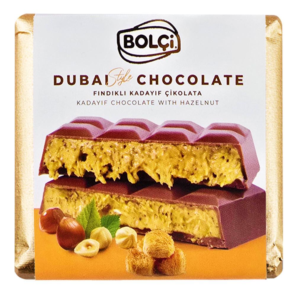Шоколад дубайский с фундуком Bolci Dubai Kadayif Chocolate with Hazelnut 100 г (2518534320) Шоколад дубайский с фундуком Bolci Dubai Kadayif Chocolate with Hazelnut 100 г (2518534320)