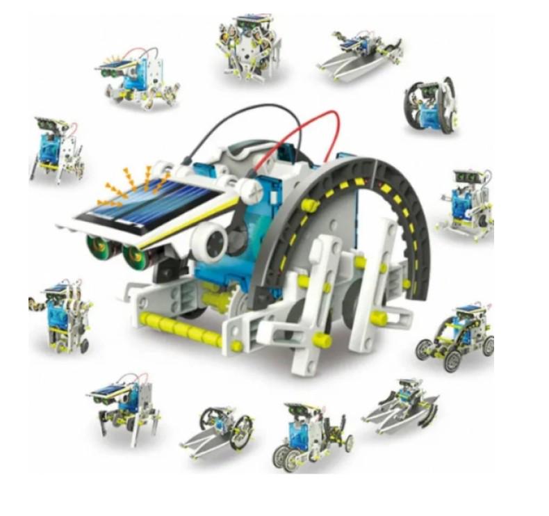 Конструктор робот на сонячних батареях Solar Robot 14в1 (N-214 EL 518-1) - фото 6