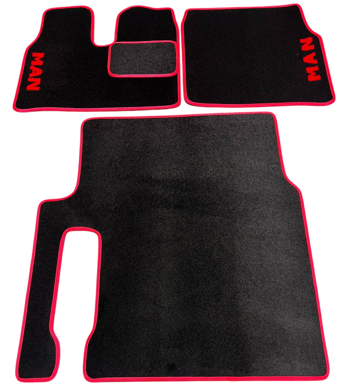 Коврики в салон ворсовые для MAN TGX 2016-2020 5 шт. Черный (27327065)
