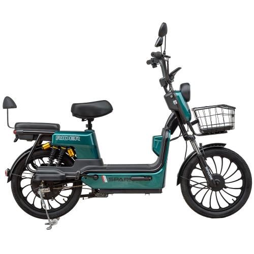 Велосипед с электромотором Spark RIDER 14" 48V 500W 20 Ah Зеленый (000227052)