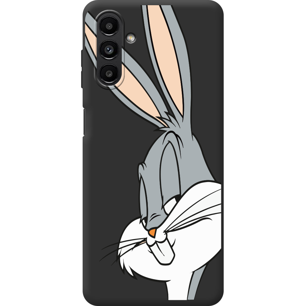 Чехол BoxFace Samsung Galaxy A13 (A136) Lucky Rabbit Черный силикон (44113-bk81-44166)