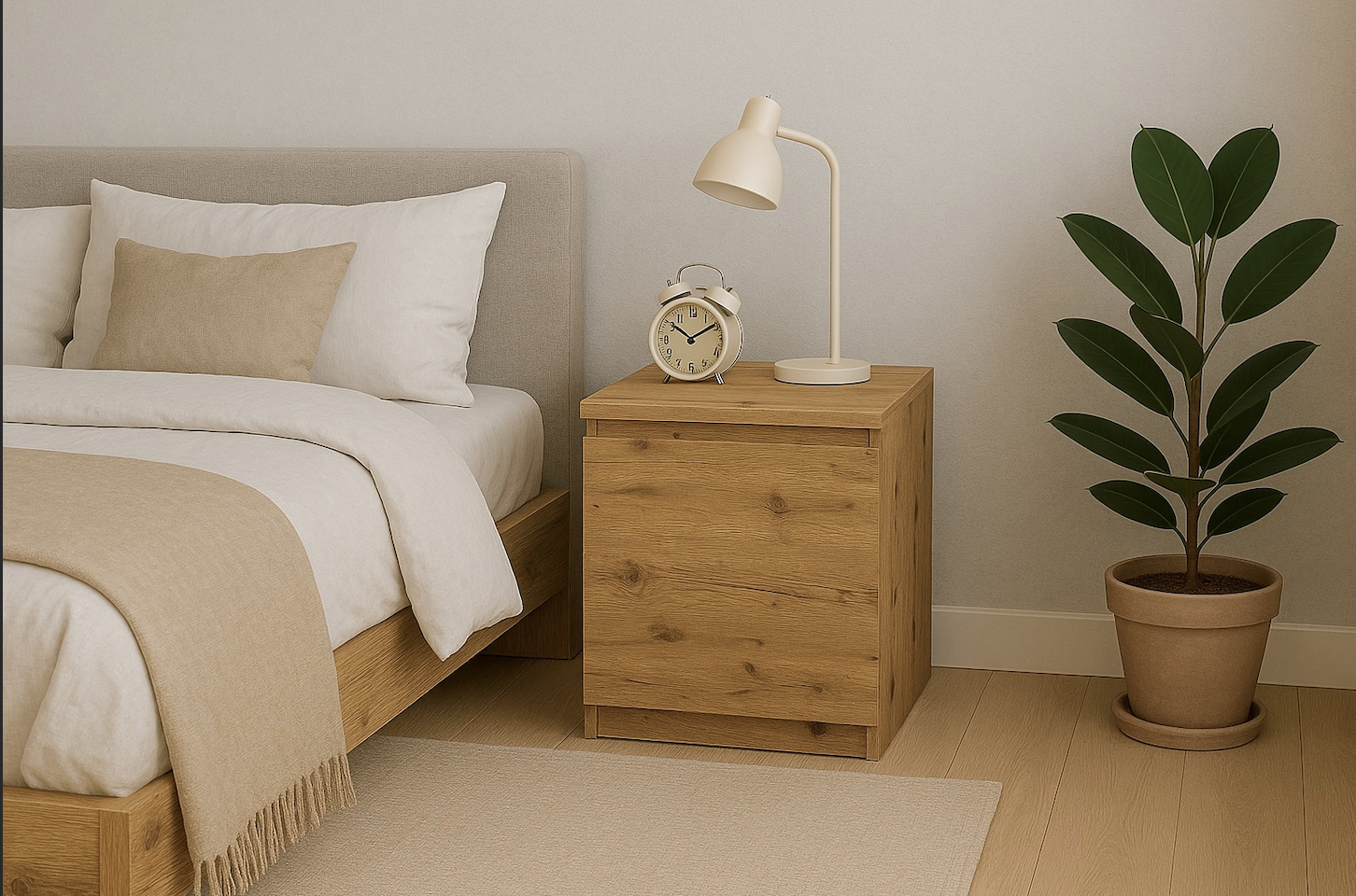 Тумба приліжкова MEBEX 50х40х54,5 см Дуб Крафт (VS2D500DC) - фото 1
