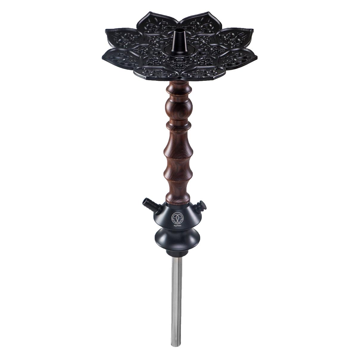 Кальян Karma Hookah 1.2 Brown колба Craft Black Matt - фото 2