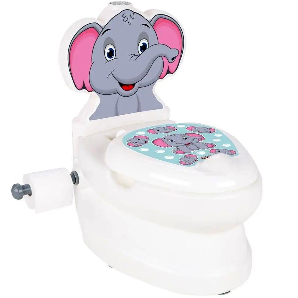 Детский горшок учебный Pilsan Слоник-Унитаз с крышкой со звуком и светом (28443837)