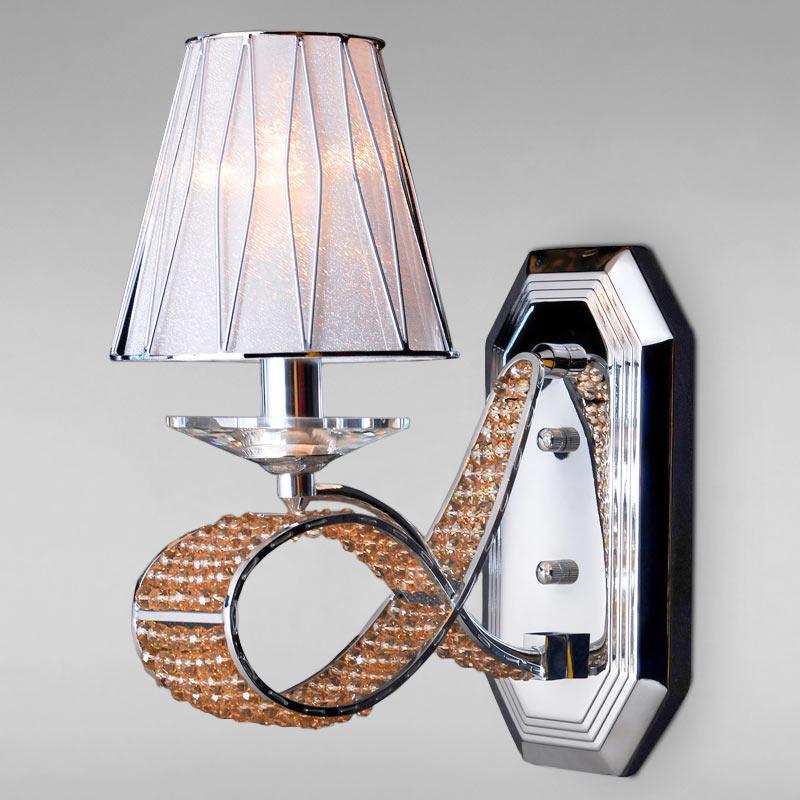 Бра настенное с абажуром Light House ES-16017/1W Хром