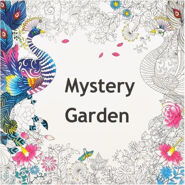 Розмальовка антистрес Mystery garden 12 листів (GDM-013)