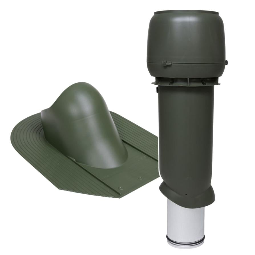 Выход вентиляционный Vilpe для битумной черепицы утепленный Ø 160 мм 700 мм 6020 Зеленый (30078943) - фото 1 Выход вентиляционный Vilpe для битумной черепицы утепленный Ø 160 мм 700 мм 6020 Зеленый (30078943) - фото 1