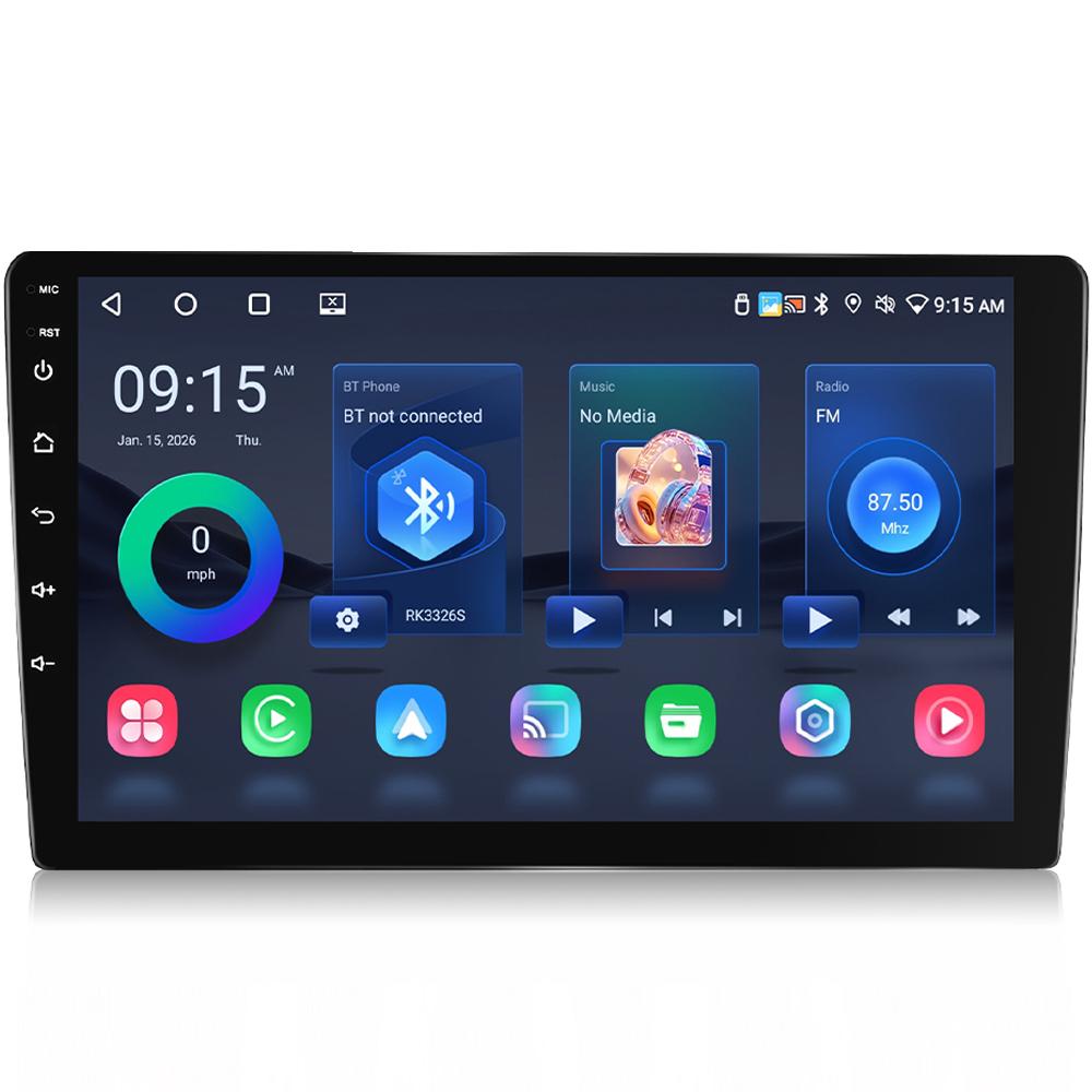Автомагнитола Podofo 2 DIN 2/32 ГБ Android 10" GPS CarPlay Wi-Fi