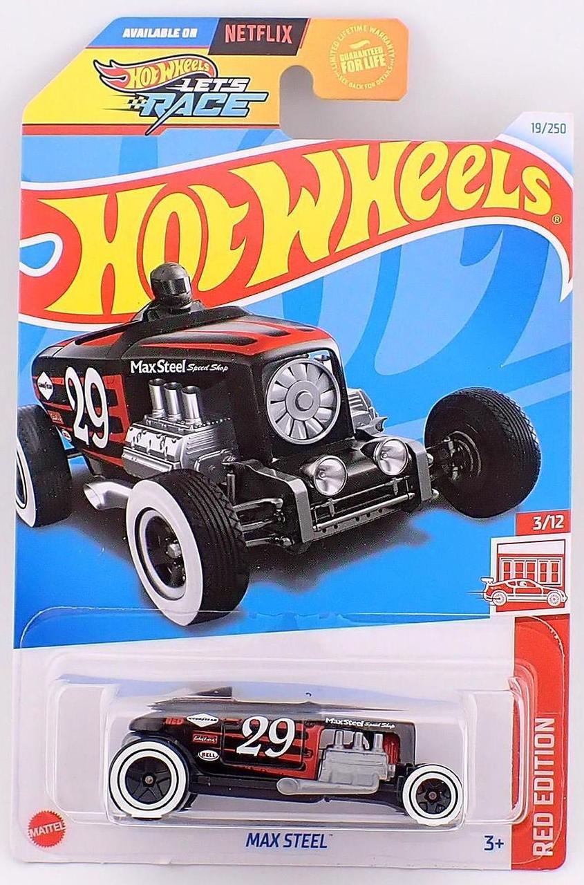 Игрушечная машинка Hot Wheels Max Steel 2024 Red Edition №019 Target Exclusive (HTF75)