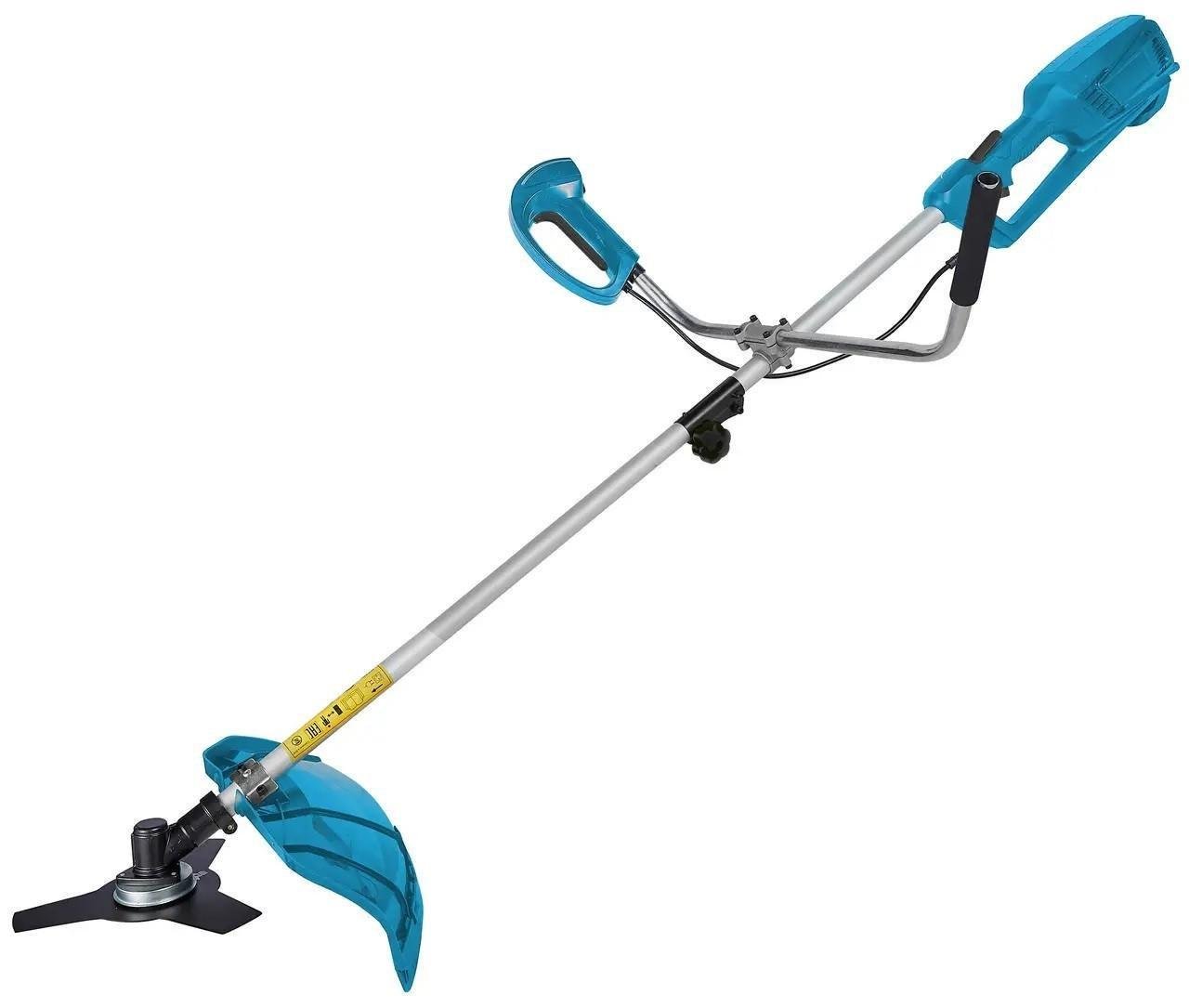 Коса газонная электрическая KRAISSMANN ERT'2900VA шпуля с леской/3-лепестковый косильный нож/насадка-высоторез/шина 300 мм (24638697) - фото 3 Коса газонная электрическая KRAISSMANN ERT'2900VA шпуля с леской/3-лепестковый косильный нож/насадка-высоторез/шина 300 мм (24638697) - фото 3