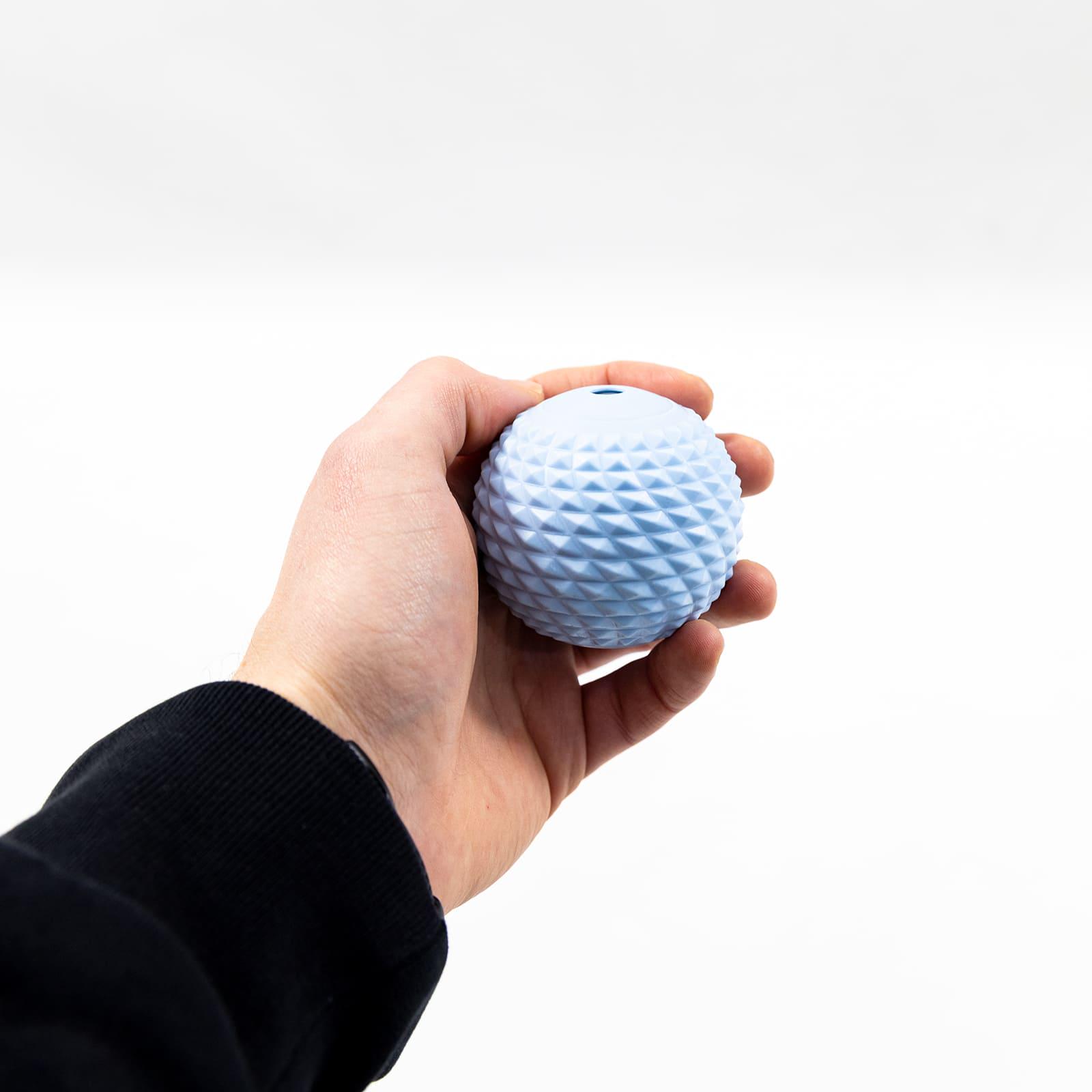 Масажний м'ячик для спини/шиї/ніг OSPORT PP 6,4 см Блакитний (MS 4192) - фото 3