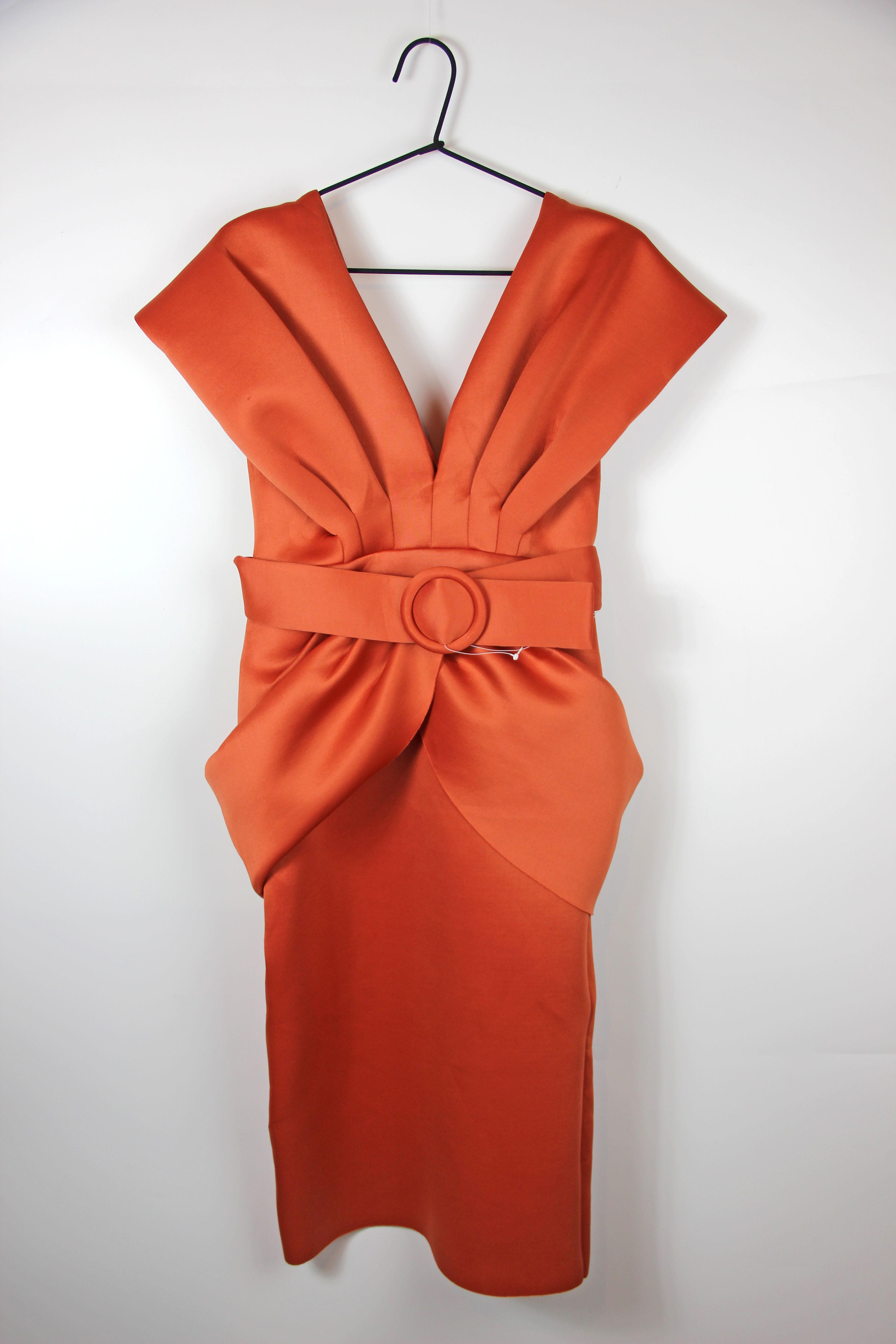Платье Asos 118986801 р. 40 Терракотовый (4524327808999)