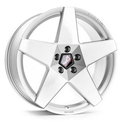 Диски на авто Borbet A R17 W8 PCD5x112 ET45 DIA66.6 Brilliant Silver
