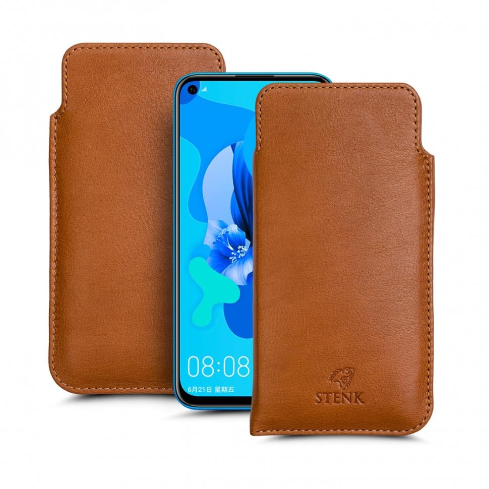 Футляр Stenk Elegance для Huawei Nova 5i Camel (66021)