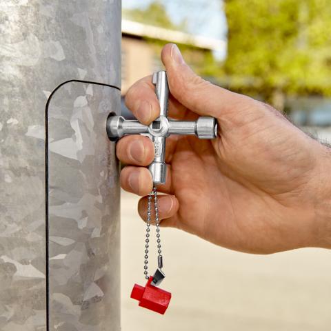 Ключ для шкафов и систем запирания Knipex (00 11 03) - фото 6