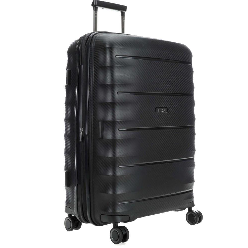 Чемодан Titan Highlight М 50-70 л Black (Ti842405-01)
