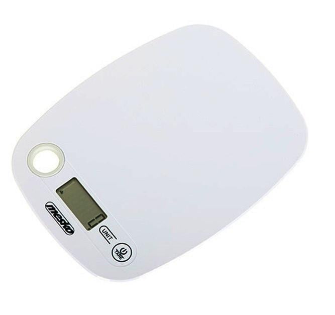 Весы кухонные Mesko MS 3159 до 5 кг сенсорные электронные с тарокомпенсацией White (2591753530)