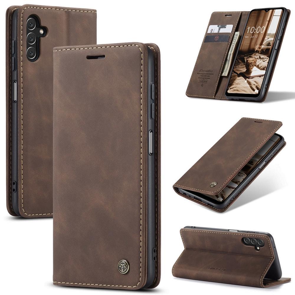 Чехол книжка с магнитом Samsung Galaxy A24 A245 CaseMe Dark Brown (32839-05)