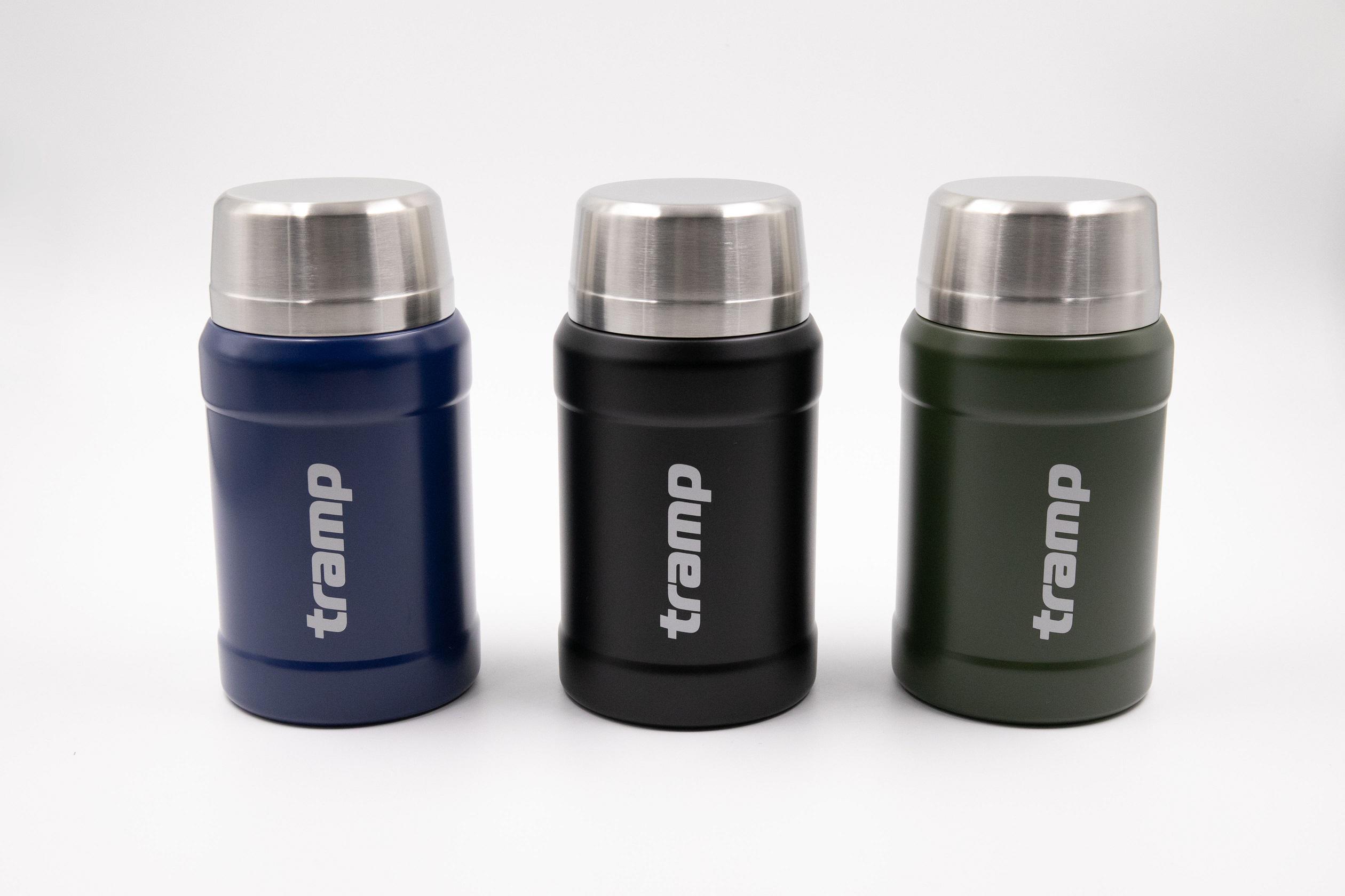 Термос Tramp харчовий 0,8 л у чохлі Темно-синій (TRC-132-blue) - фото 10