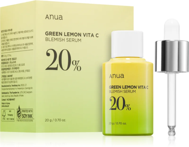 Сыворотка с витамином С ANUA Green Lemon Vitamin C Blemish Serum 20 мл