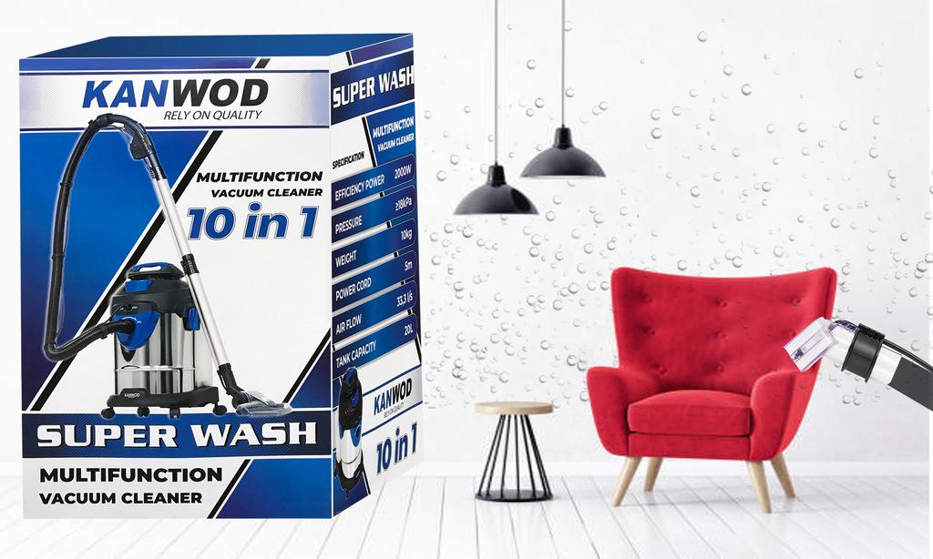 Пылесос моющий Kanwod SuperWash 10в1 2000W (43130) - фото 13