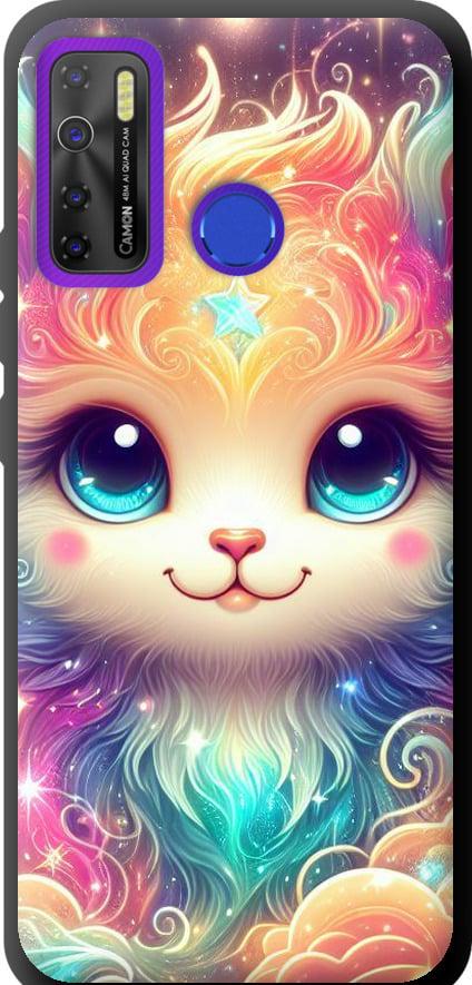 Чехол на Tecno Camon 15 Сказочный котенок (5813b-2405-42517)