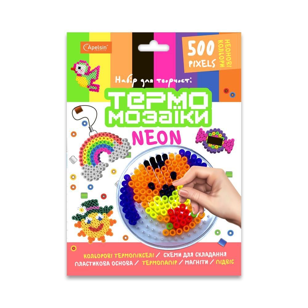 Набір для творчості A-Toys Трмомозаїка Неон 500 пікселів (MTT-187166)