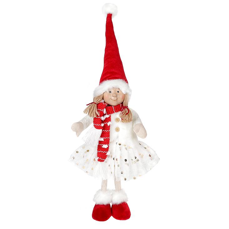 Мягкая игрушка новогодняя BonaDi Детки Девочка (835-104)