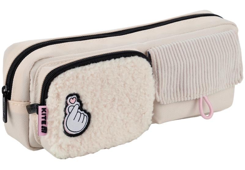 Пенал шкільний KITE K25-2701-1 Бежевий