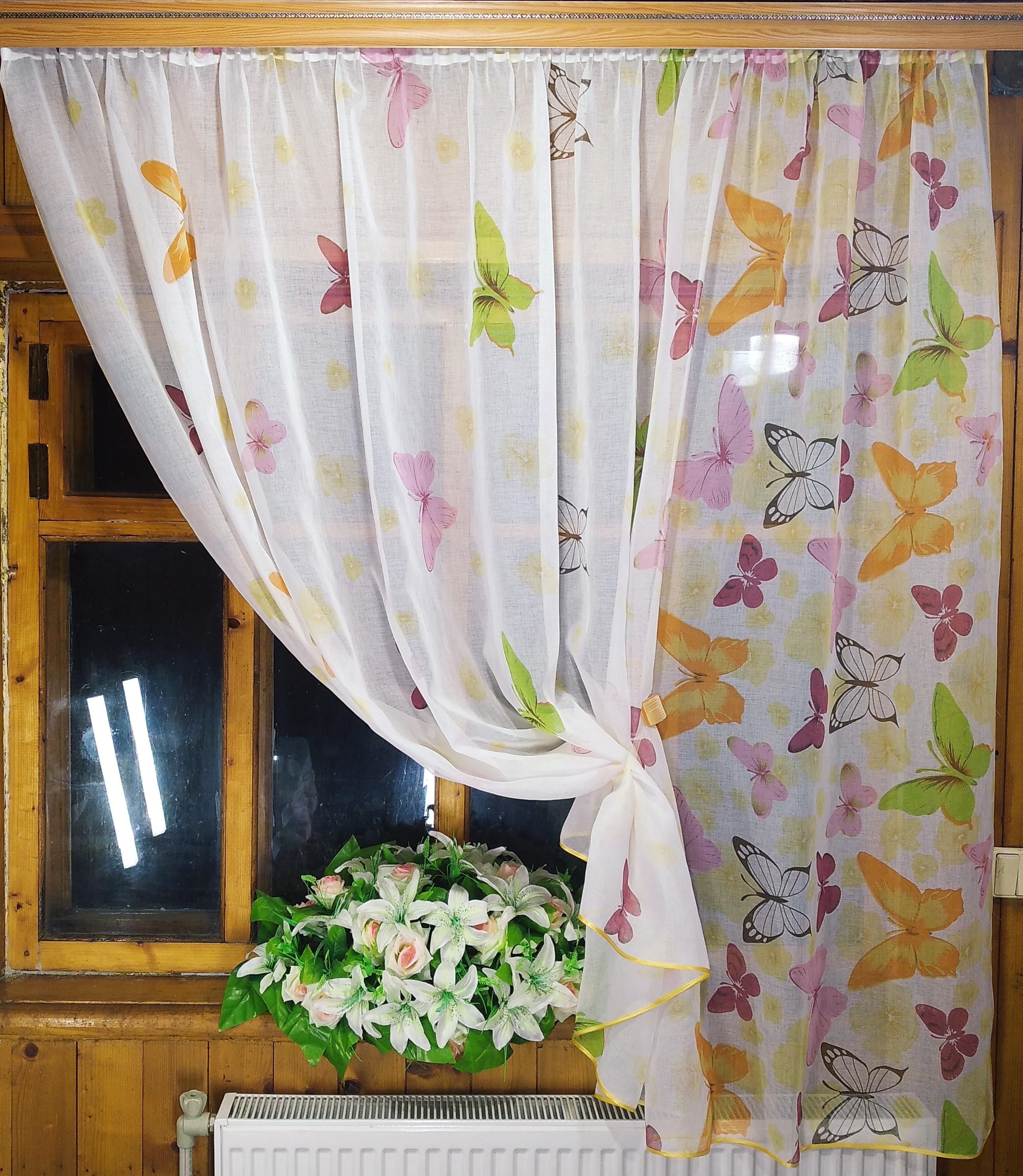 Тюль коротка Класик метелика права Помаранчевий (1670606464) - фото 3 Тюль коротка Класик метелика права Помаранчевий (1670606464) - фото 3