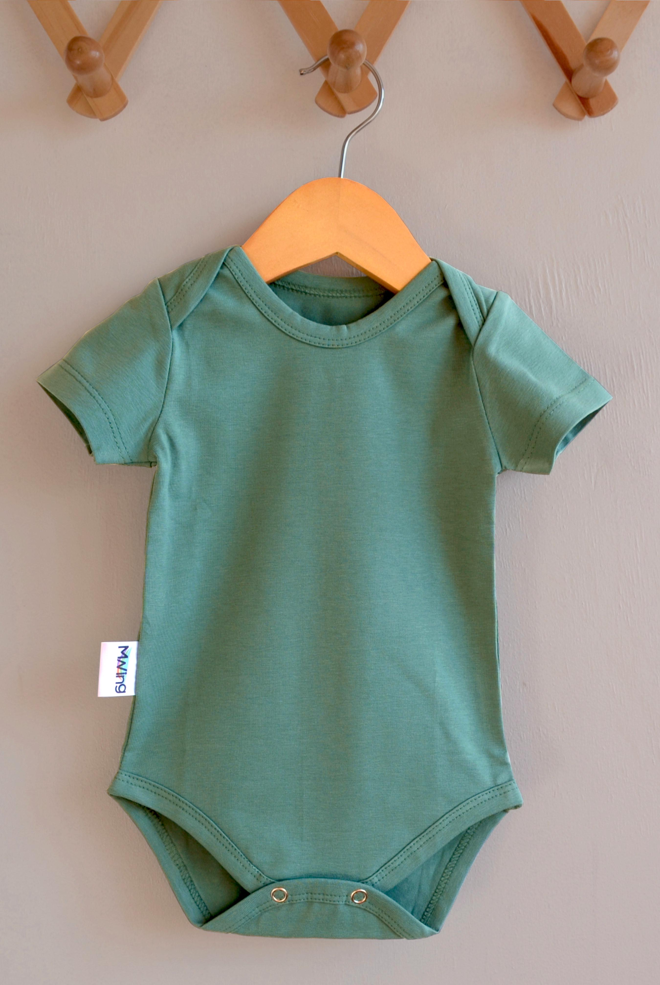 Боди детское унисекс Mwing Amazoniya 74 см Изумрудный