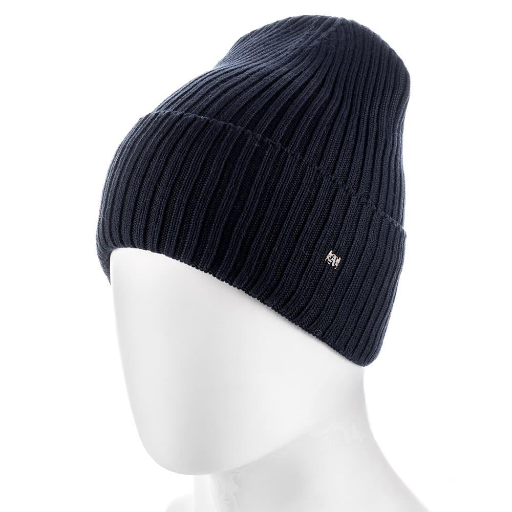 Шапка мужская Actrics MH787 с манжетом на флисовой подкладке Синий