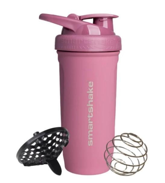 Шейкер спортивный SmartShake Reforce Stainless Steel 30 oz/900 мл Deep Rose (11153201)