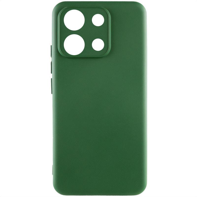 Протиударний чохол Silicone Cover Lakshmi Full Camera (AA) для Xiaomi Redmi Note 13 Pro 4G / Poco M6 Pro 4G Зелений / Dark green