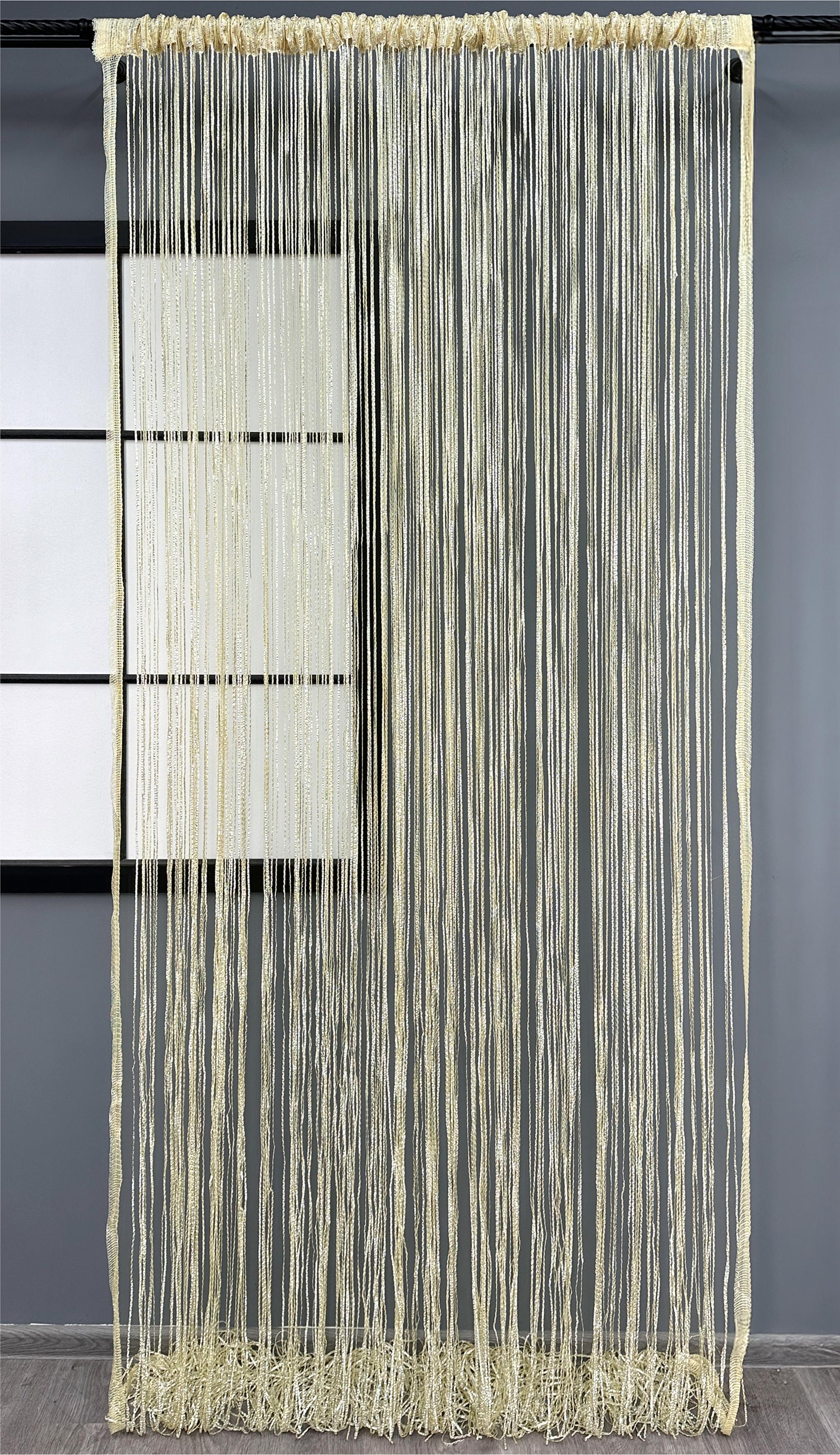 Шторы-нити Rovi Premium с люрексом 300х300 см Кремовый (61-116) - фото 2 Шторы-нити Rovi Premium с люрексом 300х300 см Кремовый (61-116) - фото 2