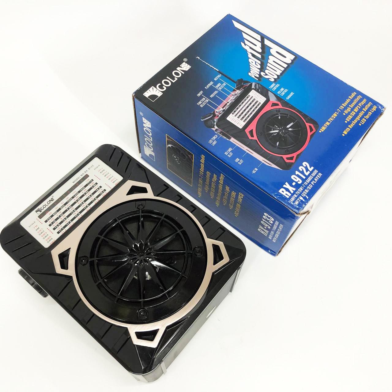 Радиоприемник GOLON RX-9122 с LED фонарем. - фото 3 Радиоприемник GOLON RX-9122 с LED фонарем. - фото 3