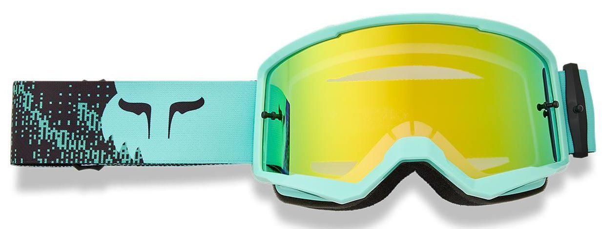 Мотоочки Fox MAIN II SPARK Goggle KAIROS Turquoise/Mirror Green Lens (51510)