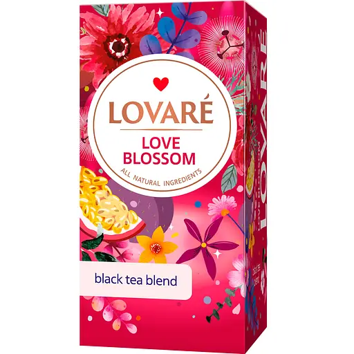 Чай черный Lovare Love Blossom 24 пакетика (lov1074) Чай черный Lovare Love Blossom 24 пакетика (lov1074)
