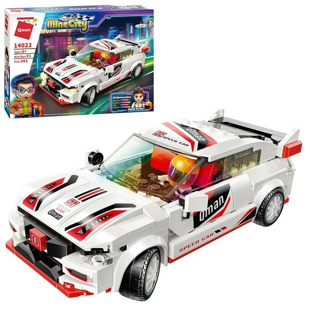 Конструктор Qman Спорткар 302 дет.