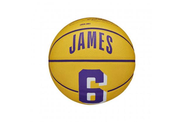 Мяч баскетбольный Wilson NBA PLAYER ICON MINI BSKT LEBRON size 3 (WZ4007201XB3)
