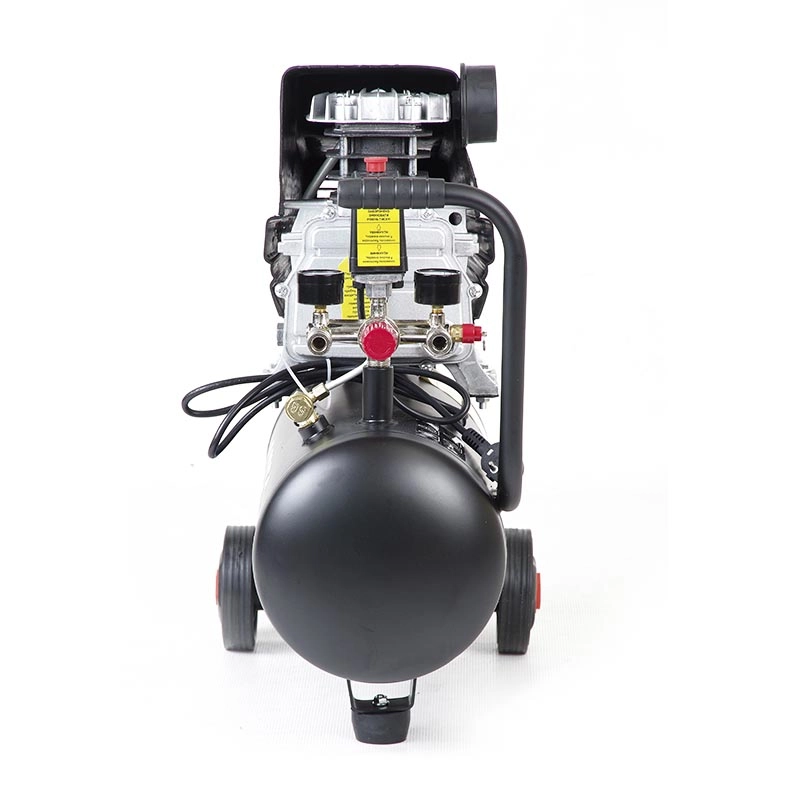 Компрессор одноцилиндровый Apro 1,5 кВт 205 л/мин 8 бар 24 л 2 крана (850175) - фото 4 Компрессор одноцилиндровый Apro 1,5 кВт 205 л/мин 8 бар 24 л 2 крана (850175) - фото 4