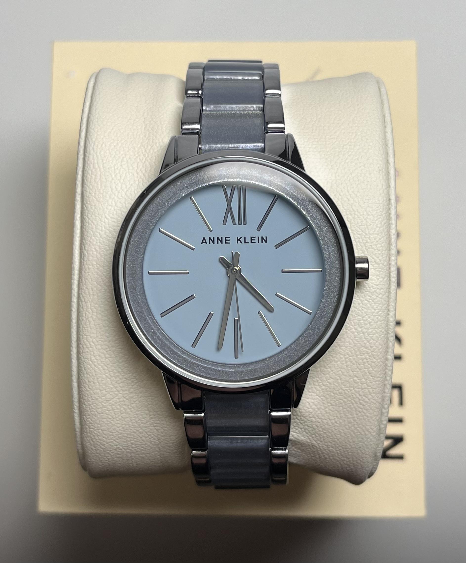 Часы женские Anne Klein AK/1413LBSV с блестками (14125762) - фото 2 Часы женские Anne Klein AK/1413LBSV с блестками (14125762) - фото 2