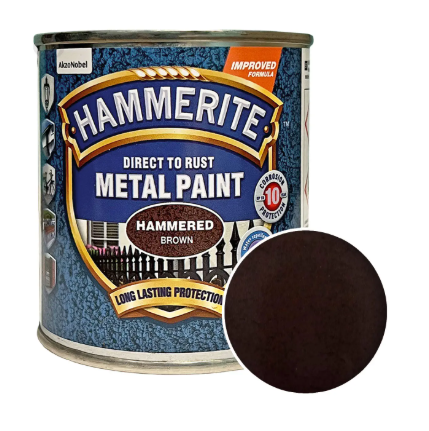 Краска молотковая Hammerite Metal Paint для металла 2,5 л Коричневый (5093308) Краска молотковая Hammerite Metal Paint для металла 2,5 л Коричневый (5093308)