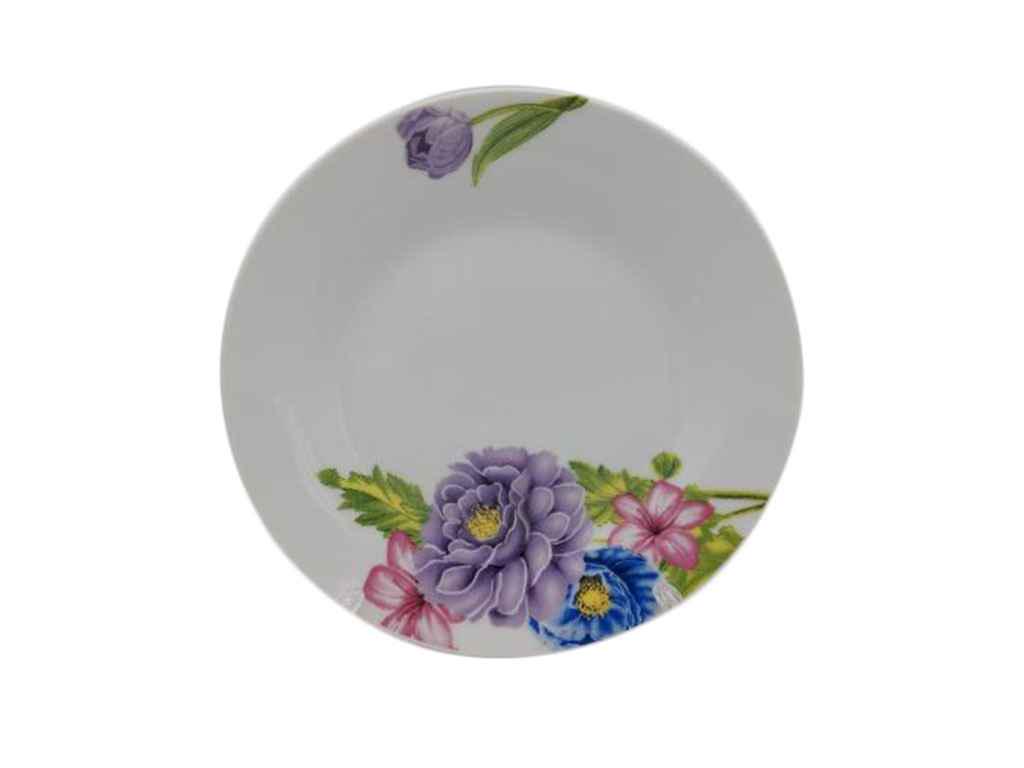 Тарелка мелкая Vitol Хризантема 200 мм 12 шт. (801101)